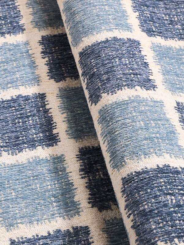 TED Textured Grid Chenille Jacquard Fabric